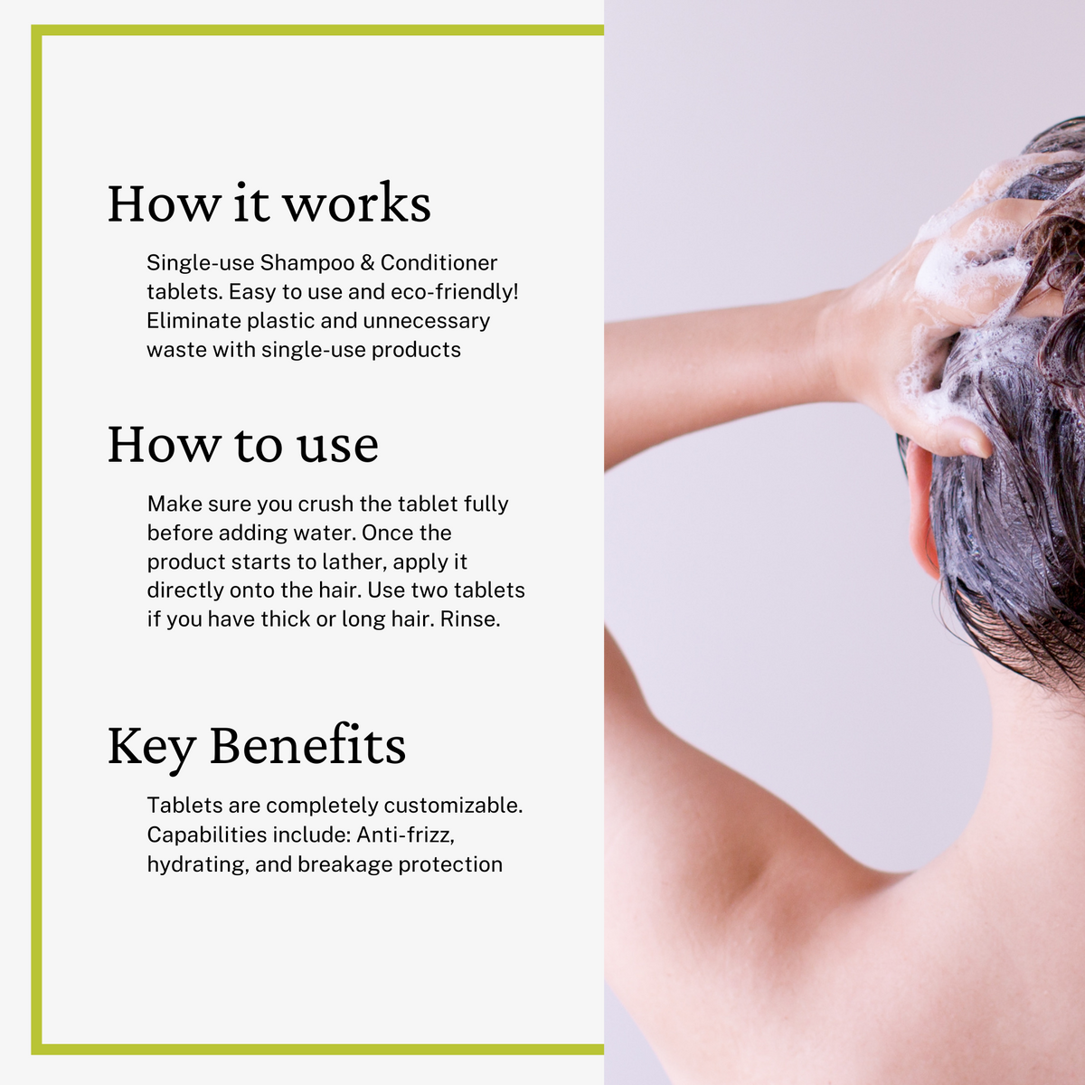 How to use discount shampoo and conditioner