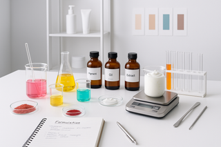 What key information should startups include in their brief for cosmetic formulation projects
