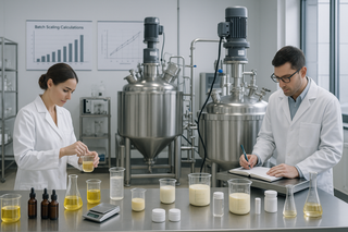 Does preservative efficacy change in cosmetic formulation scalability?