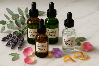 What are custom essential oil blends?