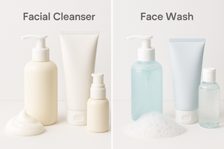 Is facial cleanser the same as face wash?