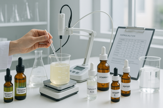 What is the best formulation for serums targeting dry or dehydrated skin?