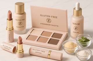 Why are gluten-free formulation on cosmetics are important?