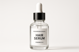 How do you ensure stability in a hair serum formula?