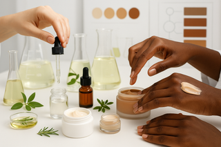 How do skin and climate differences influence inclusive skincare formulation?